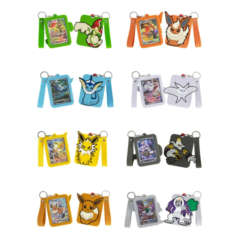 Pokemon TCG – Card Display Set Gift Box Eevee Chinese - 1 Unidade Aleatória (1 Promo Card + 1 Jumbo Booster + 1 Card Display Silicone Case)